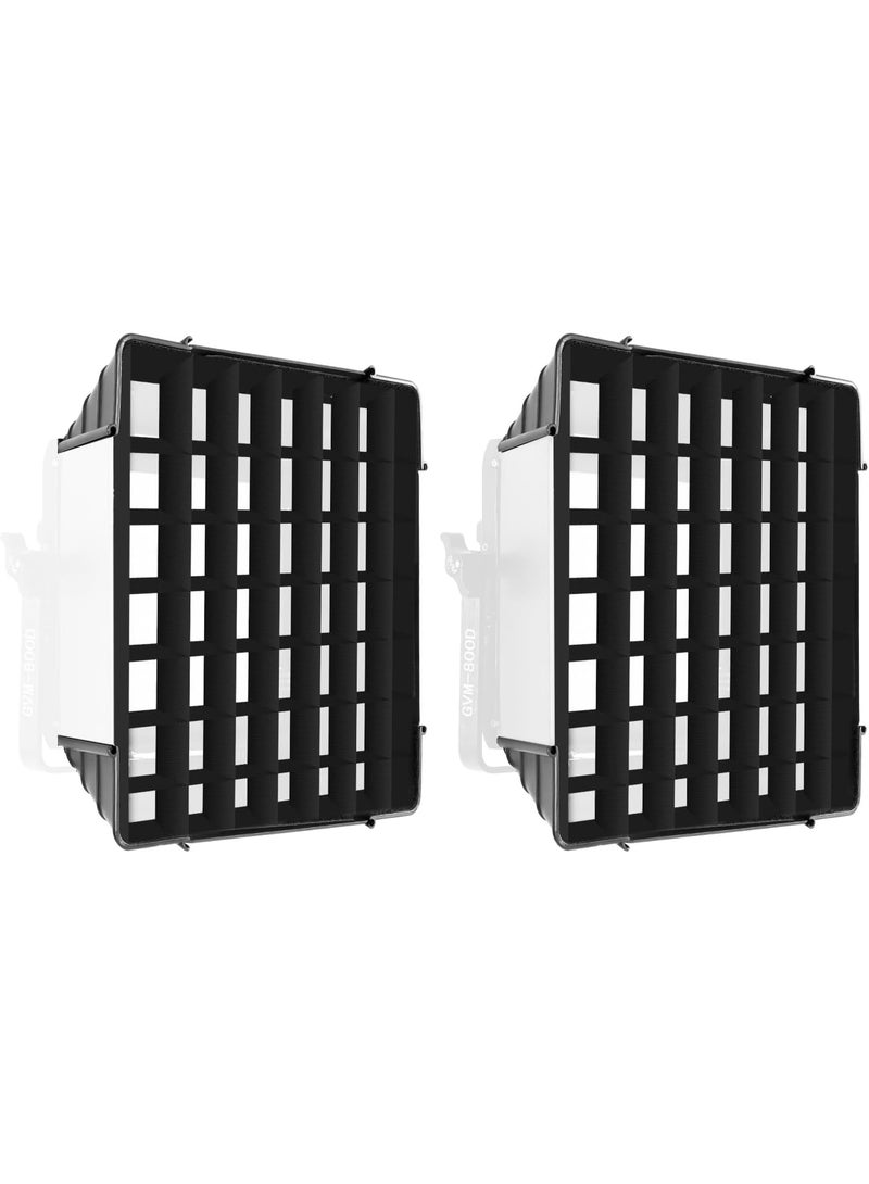 GVM Softbox 500 11x11 Inch for 800D, 560AS & 480LS LED Lights – Studio Light Diffuser for Photography, Video, YouTube & Professional Filmmaking - Image 1