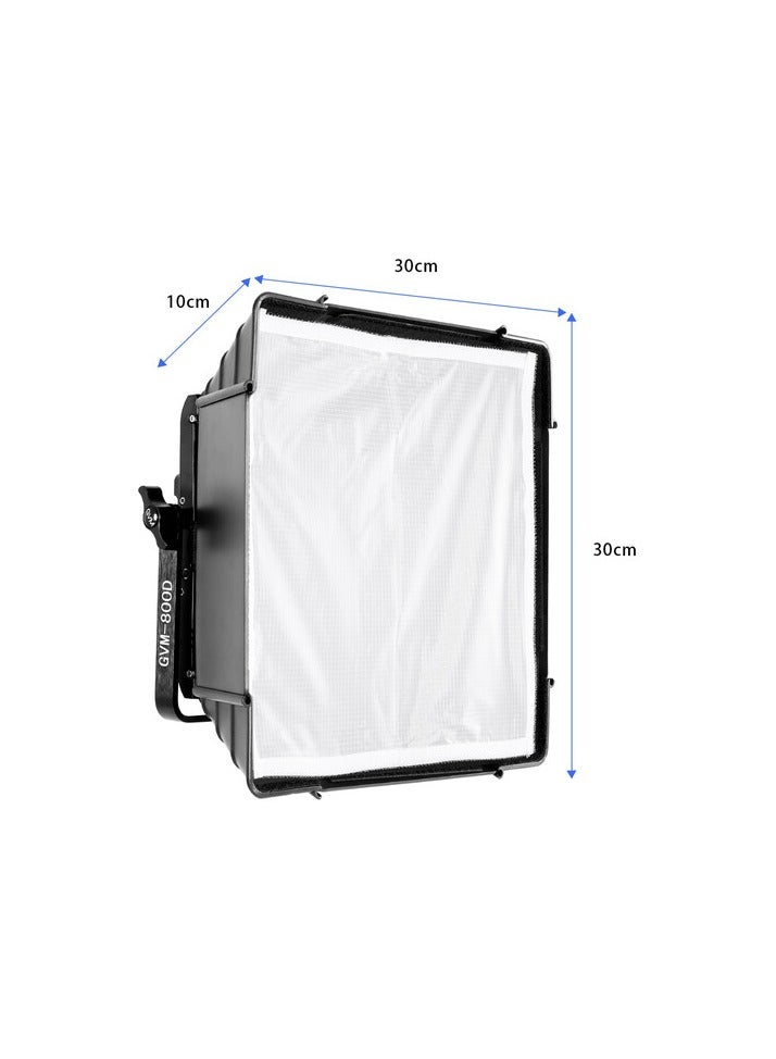 جي في أم بيبيوكس GVM 500 مقاس 11×11 بوصة لـ 800D/560AS/480LS LED – سوفت بوكس مع شبكة وقف تسرب الضوء  - Image 5
