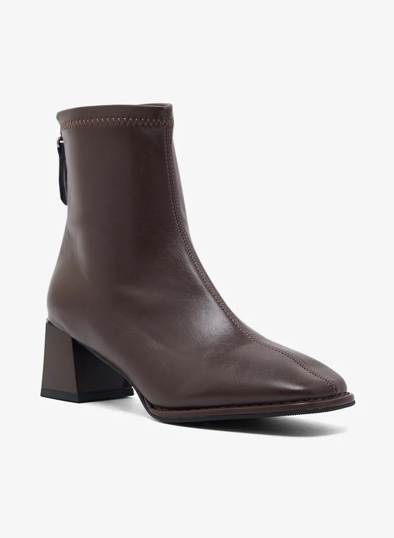 ELLA Block Heel Chelsea Boots