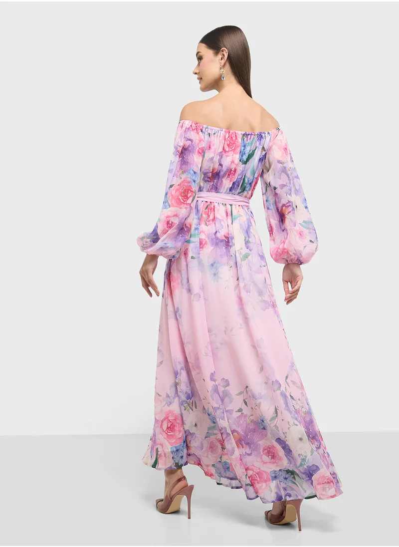 ايلا Floral Print Dress
