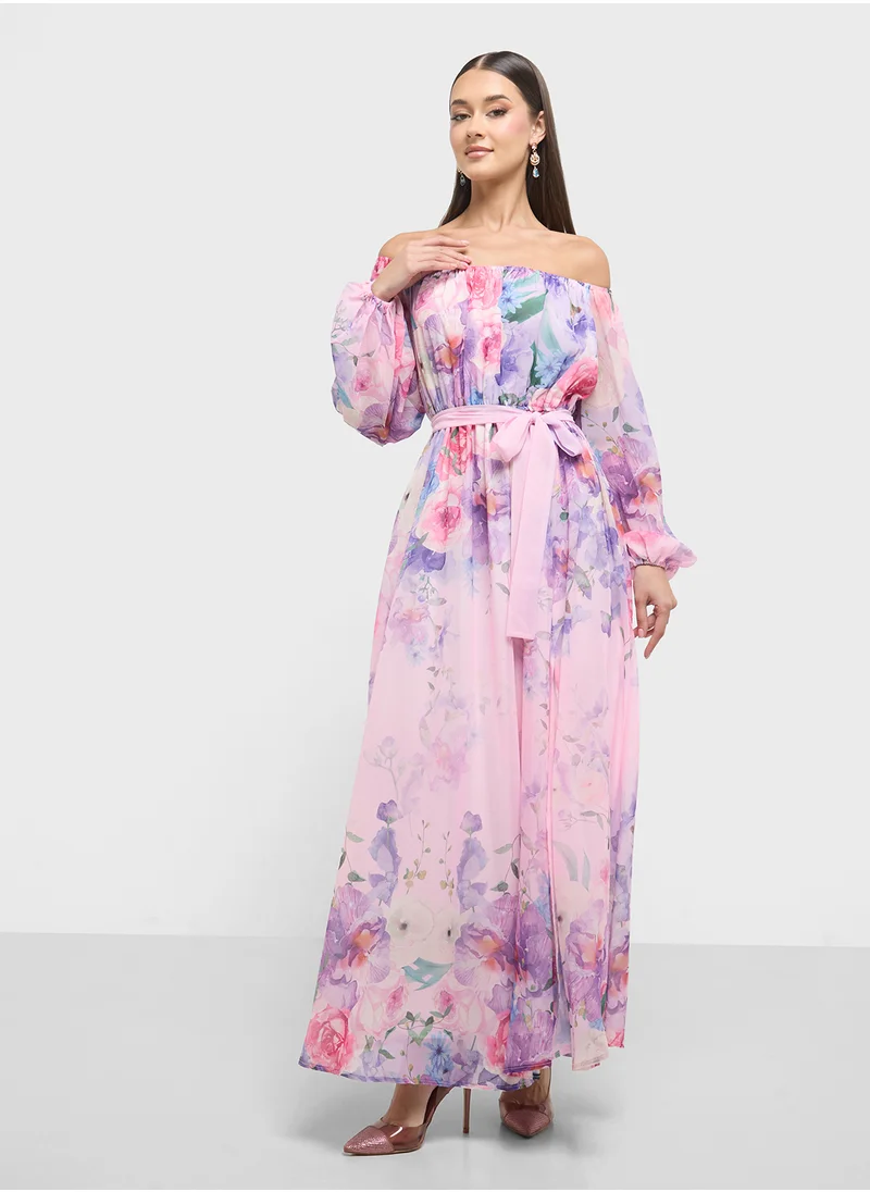 ايلا Floral Print Dress