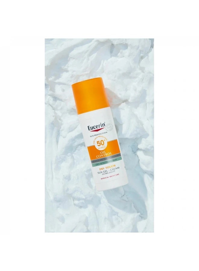 Eucerin Sun Gel-Creme Oil Control Dry Touch SPF 50+ - 50ml - Image 3