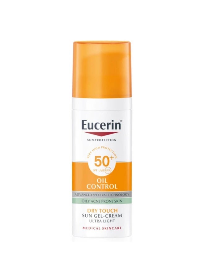Eucerin Sun Gel-Creme Oil Control Dry Touch SPF 50+ - 50ml - Image 1