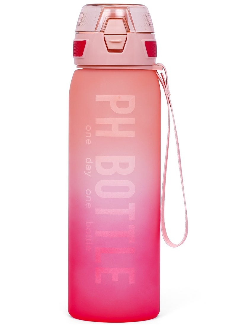 Eazy Kids Water Bottle 1000Ml - Pink  - Image 1