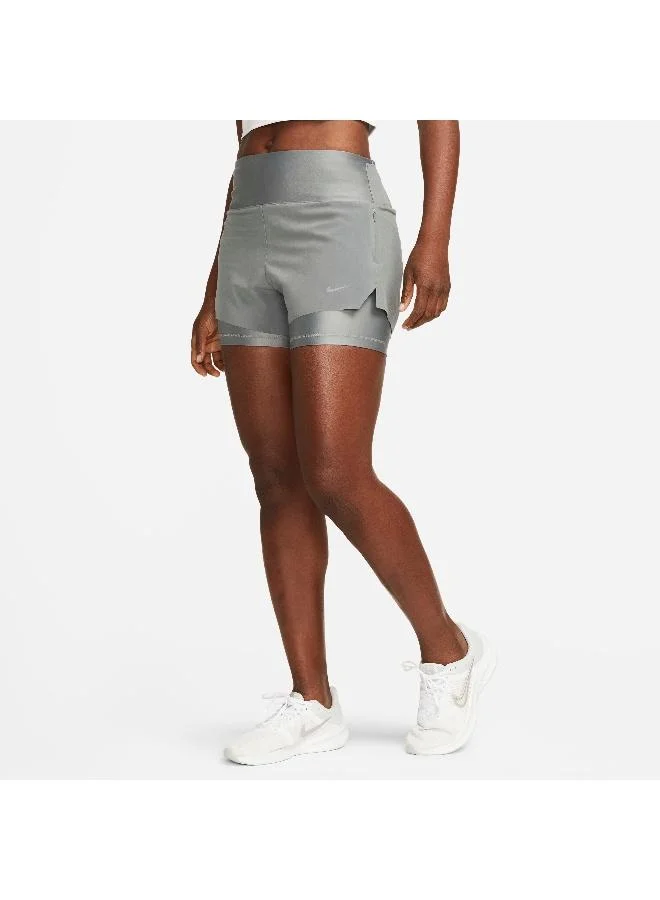 Nike Women's Dri-FIT Swift Mid-Rise 2-in-1 Running Shorts