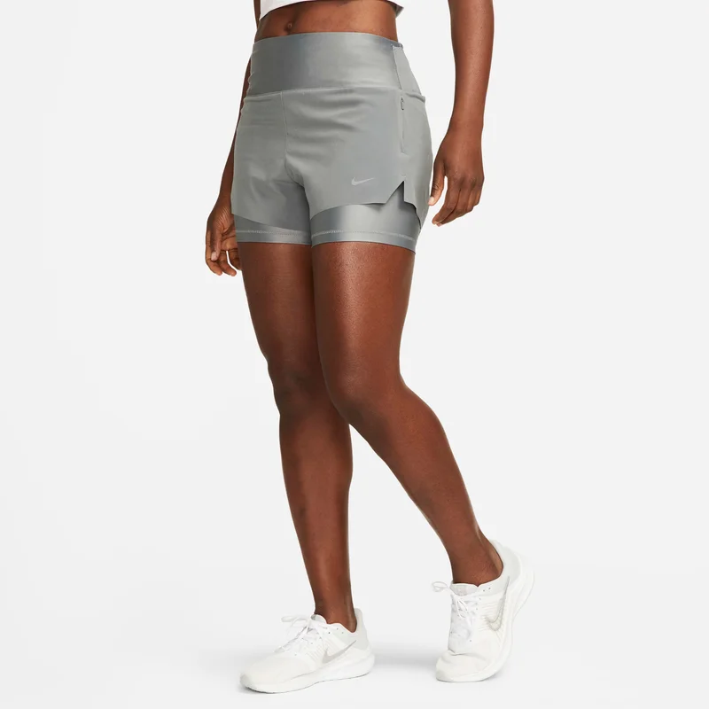 Nike Women's Dri-FIT Swift Mid-Rise 2-in-1 Running Shorts