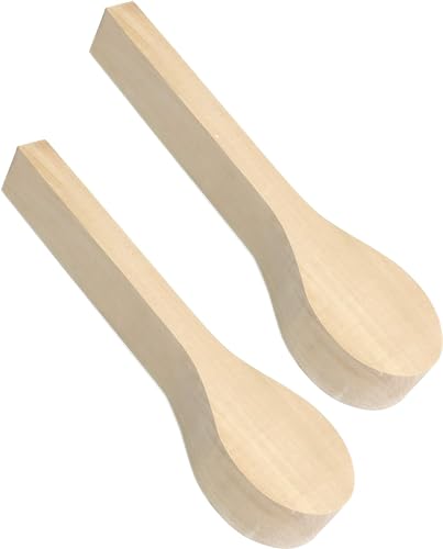 BeaverCraft Spoon Carving Blank BB1 Unfinished Wood for Whittling Tools, Spoon Carving Kit - Wood Carving Blocks Basswood for Crafts - Image 1