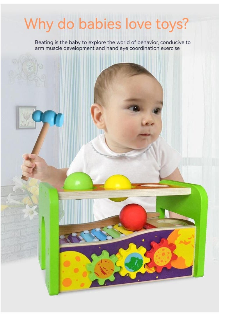 Colourful Enlightenment Arithmetic Educational Xylophone Table Toy Game For Kids - Image 5