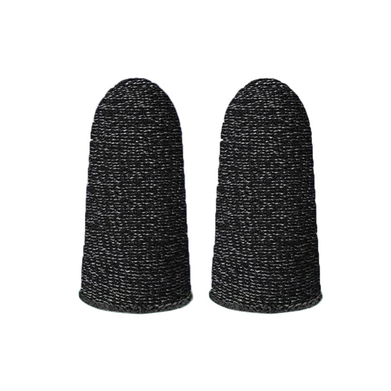 Fiber Gaming Finger Sleeves Breathable Sweat-Absorbing Nanofiber Material - Lightweight Compact Mobile Game Controller Thumb Sleeves with 18-Stitch Precision for Phone Gaming - Image 1