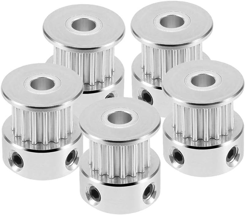 Saipor Saiper 5pcs GT2 16 Teeth 6mm Bore Timing Pulley Aluminum Synchronous Wheel for 6mm Belt, Compatible with RepRap 3D Printer Prusa i3 - Image 2