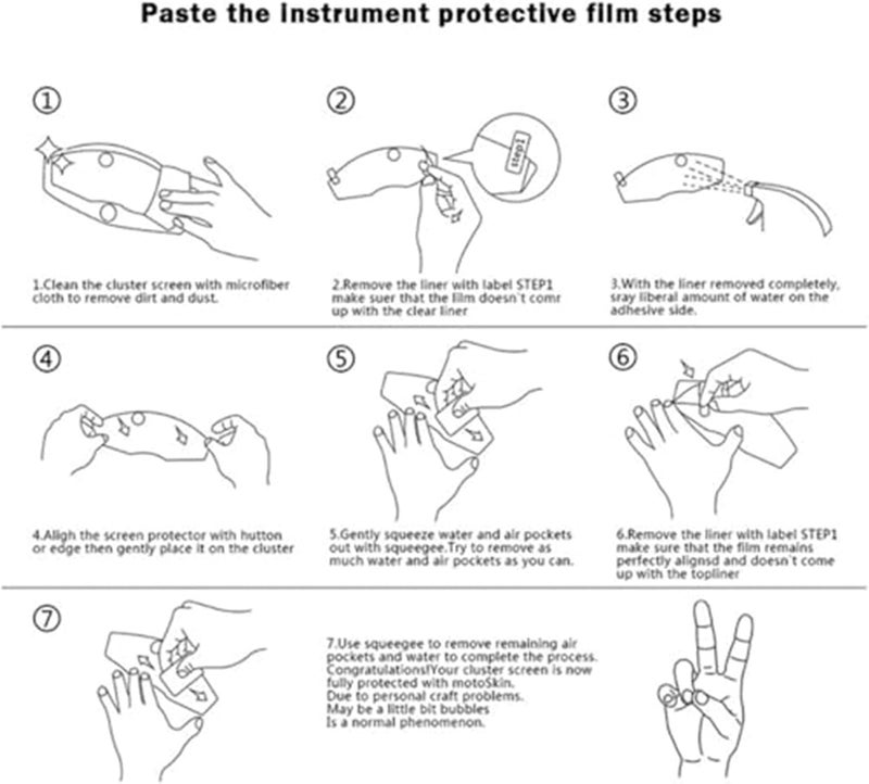 Wivplex Motorcycle Speedometer Screen Protector - Image 4