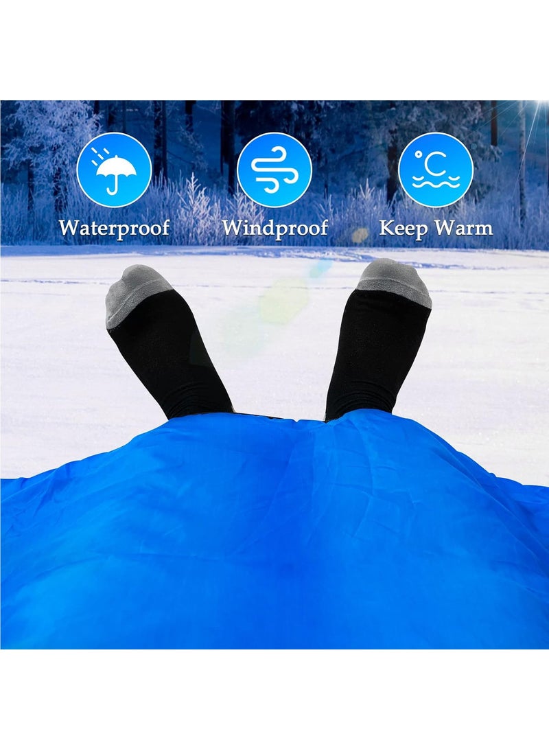 Camping Sleeping Bags, Portable Waterproof Sleeping Bag for Adults Kids 4 Seasons Winter, Fall, Spring, Summer Backpacking Hiking Camping Mountaineering Indoor Outdoor Use - Image 4