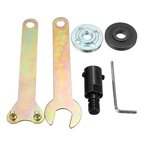 THEMISTO - built with passion 5 mm Shank M10 Arbor Mandrel Cutting Tool Accessories for Angle Grinder Drill and RS775 Motor, Metal, Multicolor - Image 1