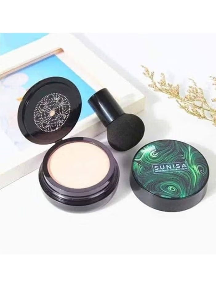 سونيسا كريم أساس كوري صنيسا باودر كريم SPF50 مقاوم للماء  تغطية كاملة + كونسيلر + مرطب مناسب لجميع أنواع البشرة - Image 1
