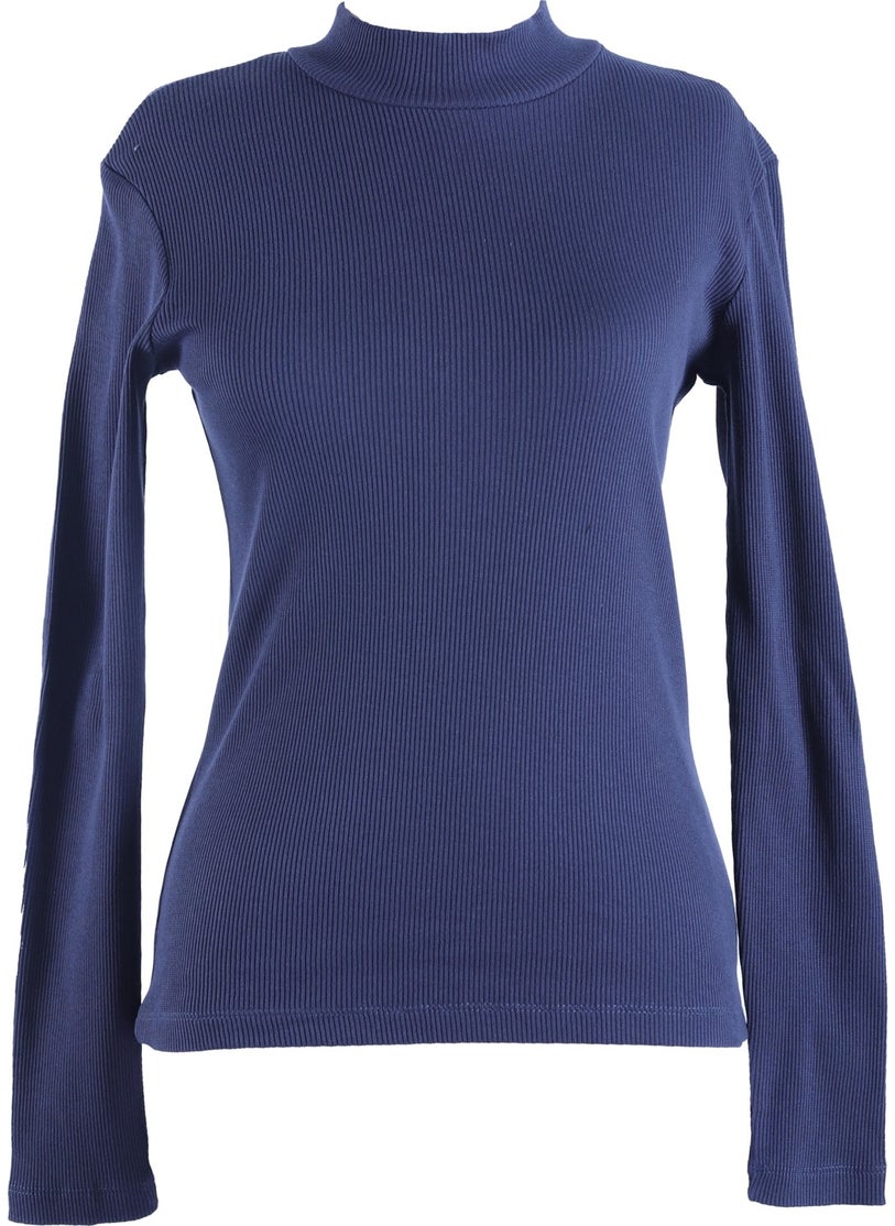 724102_WOMEN Long Sleeve Turtleneck Camisole T-shirt Navy Blue Top - pzsku/Z87D787B95F3B601BDB16Z/45/_/1738059850/f5176eec-929f-4cde-a064-e2a5409f30c7