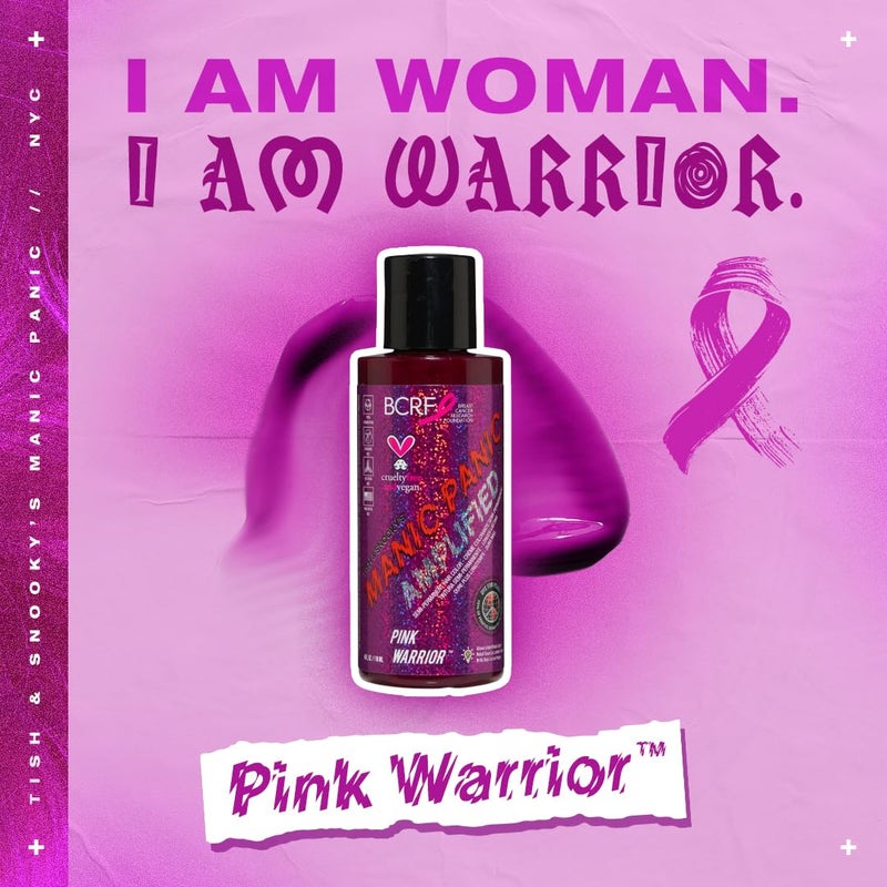 MANIC PANIC Pink Warrior Hair Dye Amplified Color - Image 4