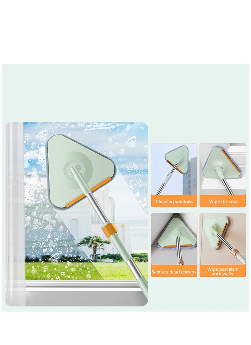 Arabest - Floor Mop and Bucket, Hand-Free Wash Spin Mop Bucket System with 2 Reusable Microfiber Pads, Clean Dirt Separation Mop Set for Hardwood, Wood, Laminate, Tile Floor Cleaning - Image 1