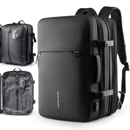 MS MARK RYDEN Vacuum Travel Backpack, 40L Expandable Compression Backpack, Vacuum Back Pack for Travel with USB Charging Port,Water Resistant Air Bag Backpack for Man - Image 1