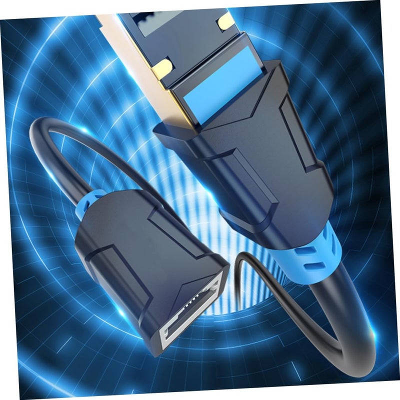 Cat6 Ethernet Network Extension Cable Rj45 Male to Female Connector 2m Double Shielded Wired Cable for Computer Router Modem Gaming - Image 5