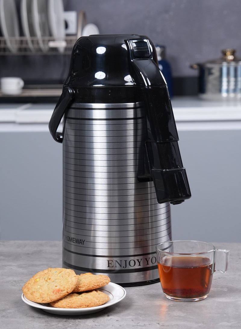Homeway 3L Vacuum Flask – Ultimate Travel Companion for Hot & Cold Drinks - Image 1