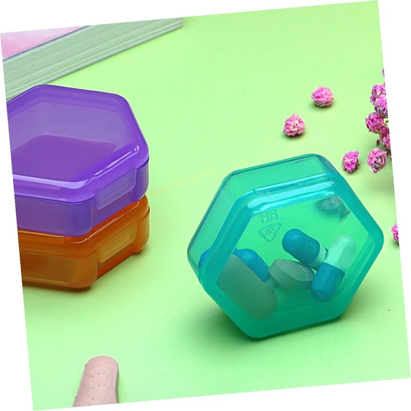 12pcs Mini Pill Organizer Case Set, Portable Travel Sealing Storage Container for Daily Medication and Vitamins - Image 5