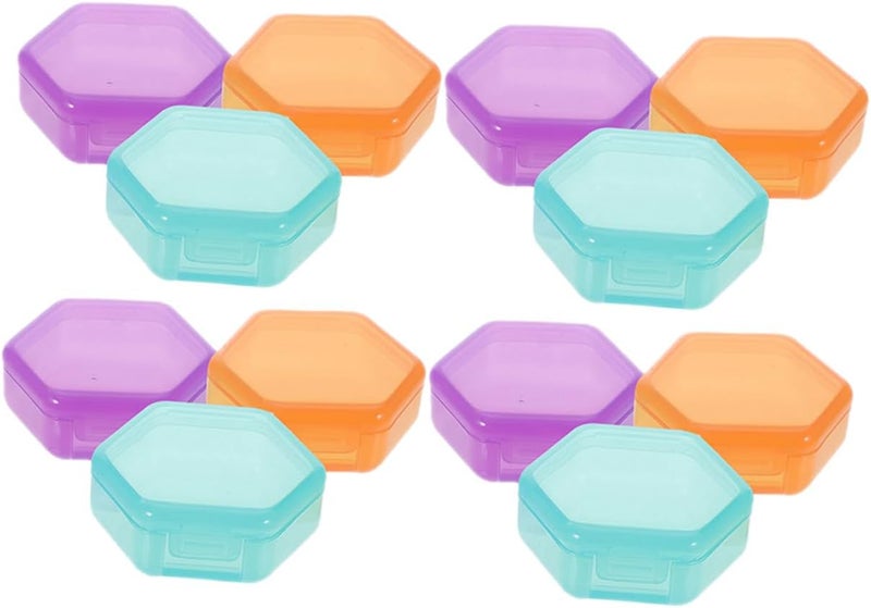 12pcs Mini Pill Organizer Case Set, Portable Travel Sealing Storage Container for Daily Medication and Vitamins - Image 1