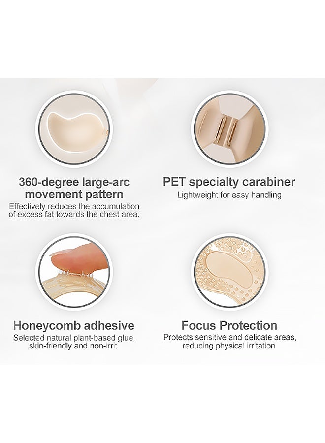 حمالة صدر سيليكون ذاتية اللصق، بدون حمالات، بلون البشرة، تدعم الصدر، إغلاق أمامي - Image 5