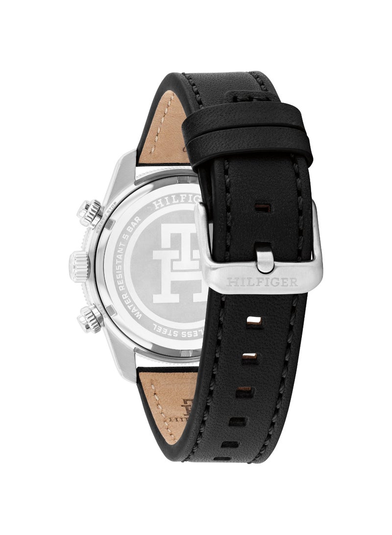 TOMMY HILFIGER ساعة كرونوغراف للرجال بحالة سوداء دائرية - 1792162 - Image 3