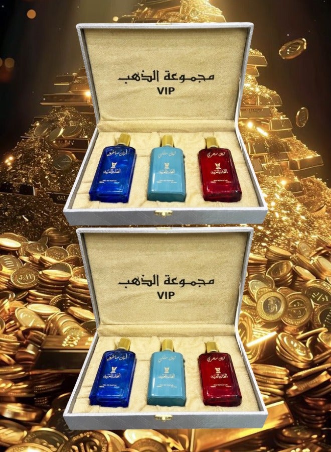 في آي بي 2 قطع عطر مجموعة الذهب في اي بي 100 مل