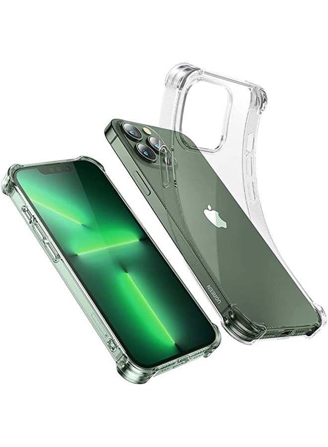 جراب شفاف متوافق مع iPhone 13 Pro جراب واقٍ من مادة TPU مع 4 زوايا ممتصة للصدمات ومقاوم للصدمات ومقاوم للخدش ومقاوم للسقوط لهاتف iPhone 13 pro 6.1 بوصة شفاف - Image 1