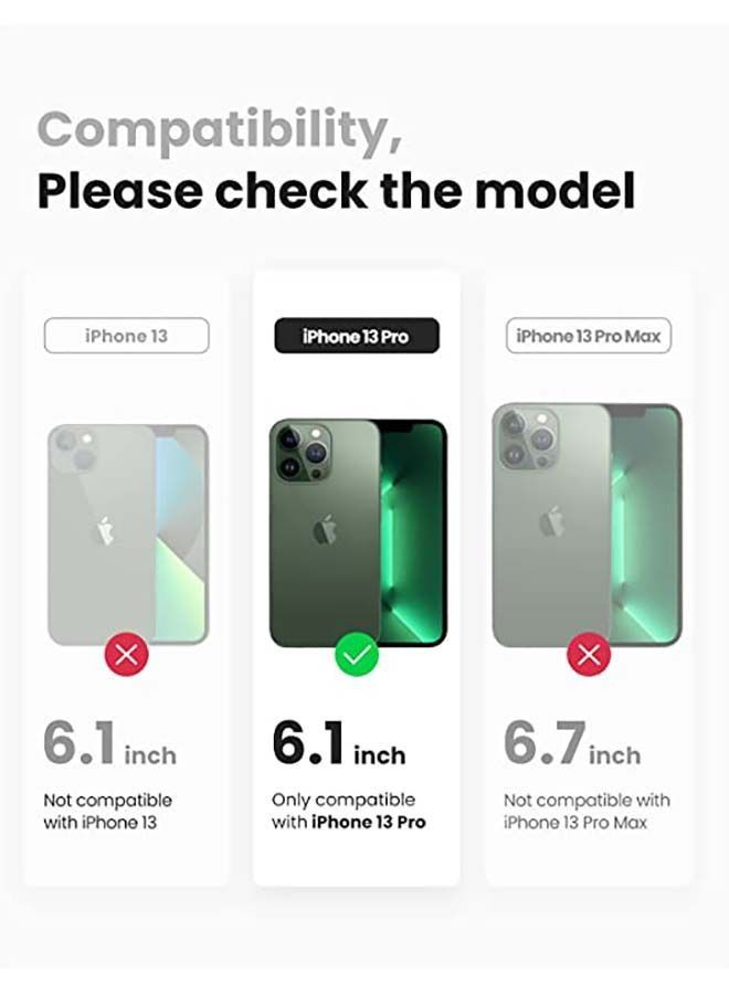 جراب شفاف متوافق مع iPhone 13 Pro جراب واقٍ من مادة TPU مع 4 زوايا ممتصة للصدمات ومقاوم للصدمات ومقاوم للخدش ومقاوم للسقوط لهاتف iPhone 13 pro 6.1 بوصة شفاف - Image 3