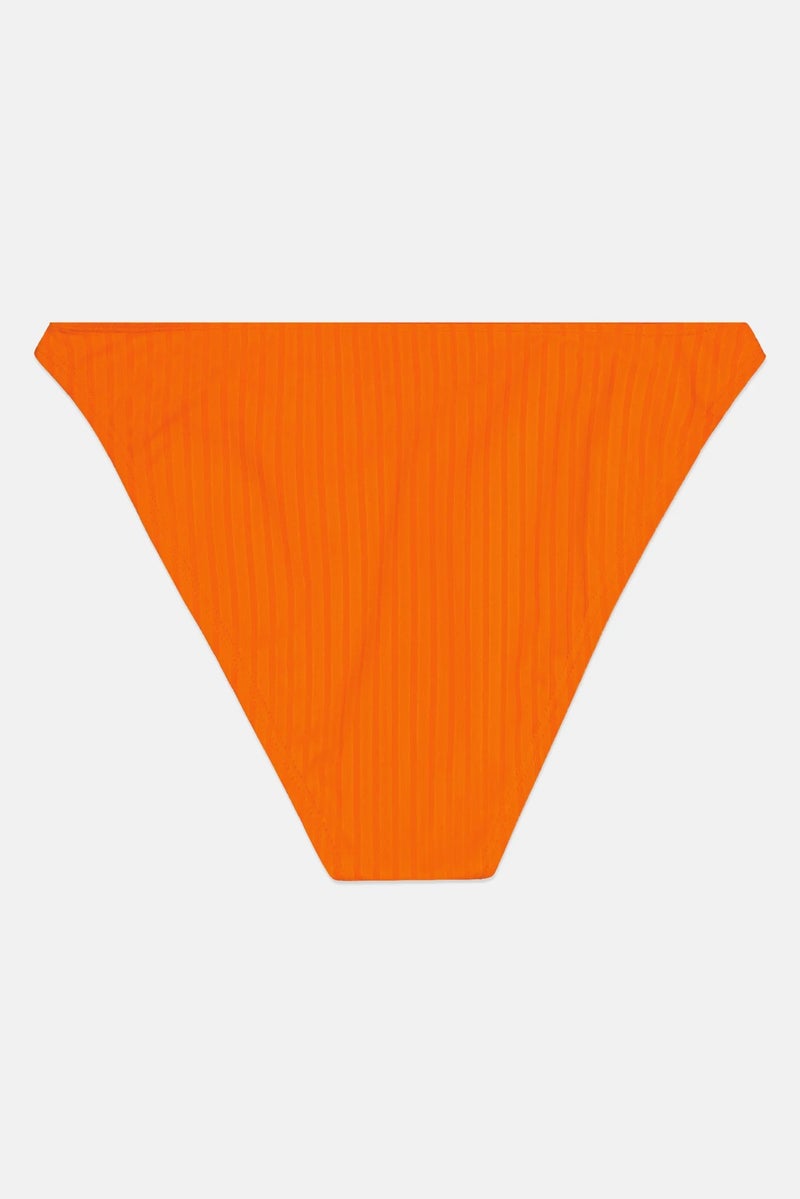 Misfit Women Embroidered Bikini Bottom, Orange - Image 3