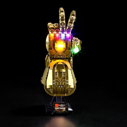 BRIKSMAX Led Lighting Kit for Infinity Gauntlet Compatible with Lego 76191 Building Blocks Model Not Include the Lego Set - Image 1