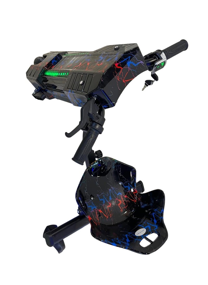 شارد Shard Big Drifting Scooter سكوتر كهربائي 3 عجلات - 3 أضواء - تروس أمان ممتصة للصدمات سرعة تصل إلى 20 كم / ساعة أوضاع القيادة - بلوتوث - مكبر صوت مزيج الألوان 5 - Image 3