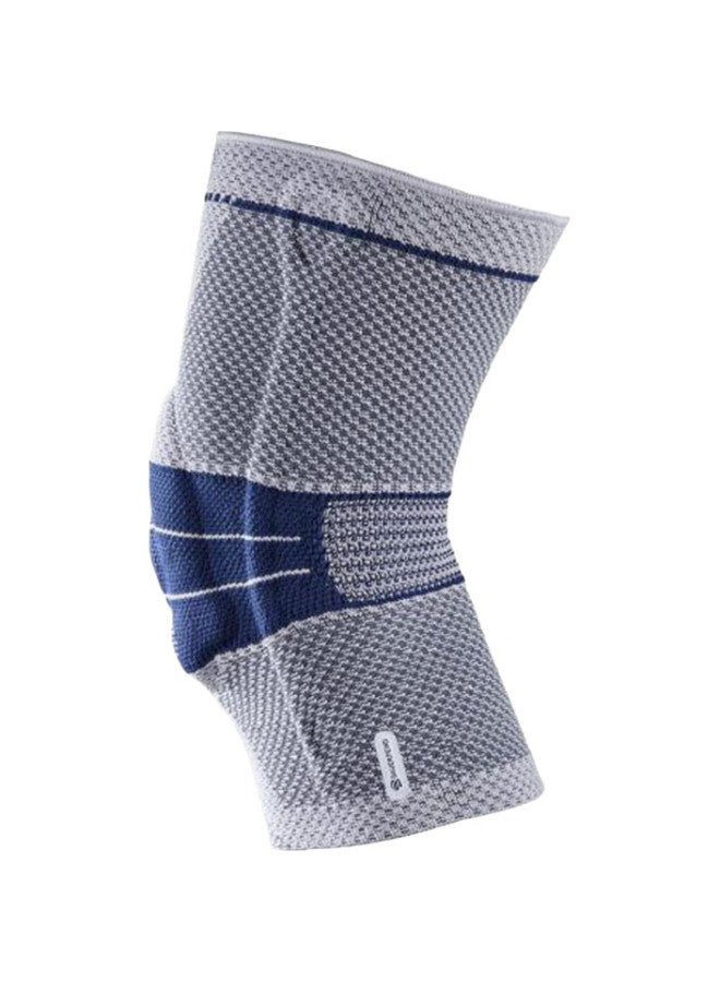 Bauerfeind German Original 3-Size Sports Knee Brace, Basketball Running Professional Protective Gear Genutrain Silver Titanium Gray, Single Pack - Image 2