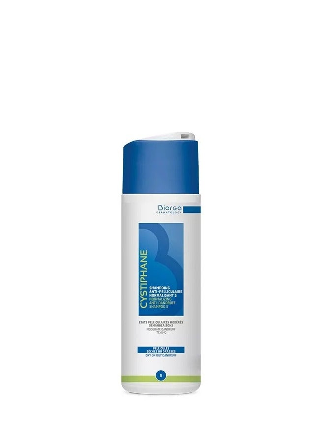 Biorga Cystiphane Normalizing Anti-Dandruff S Shampo for Dry and Oily Dandruff 200 ml