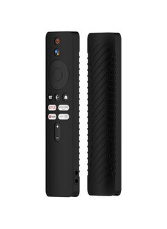 HuHa Remote Control Compatible With Silicone Case for Xiaomi Mi Box 4K TV (2nd Gen) Remote, 2nd Gen Stick Remote Control Anti Slip Silicone Protective Skin Cover with Lanyard (Black)  - Image 2
