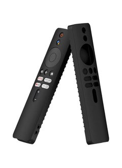 HuHa Remote Control Compatible With Silicone Case for Xiaomi Mi Box 4K TV (2nd Gen) Remote, 2nd Gen Stick Remote Control Anti Slip Silicone Protective Skin Cover with Lanyard (Black)  - Image 3