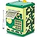 Vcertcpl ATM Piggy Bank for Boys Girls Vcertcpl Mini ATM Coin Bank Money Saving Box with Password Kids Safe Money Jar for Adults with Auto Grab Bill Slot Great Gift Toy Bank for KidsCamouflage Green - Image 4