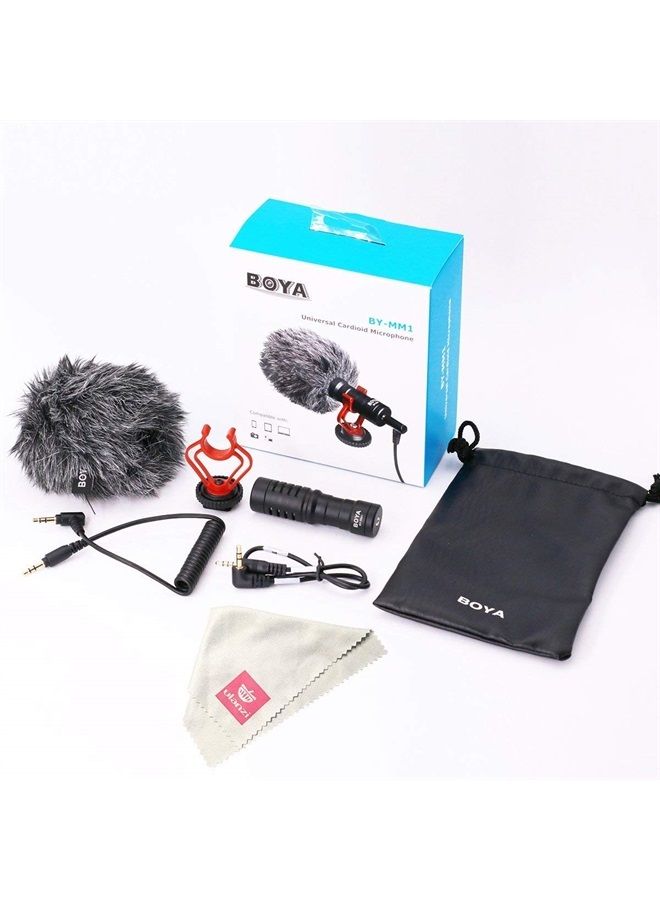 BOYA BY-MM1 Shotgun Video Microphone, Universal Compact On-Camera Mini Recording Mic, Directional Condenser for DSLR, Camcorder, iPhone, Android Smartphones, Mac, Tablet - Image 5