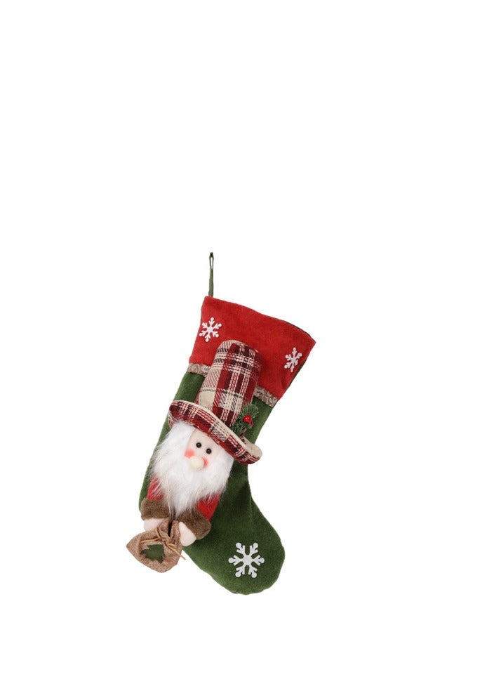 xozgdovg Holiday toy sock decorations