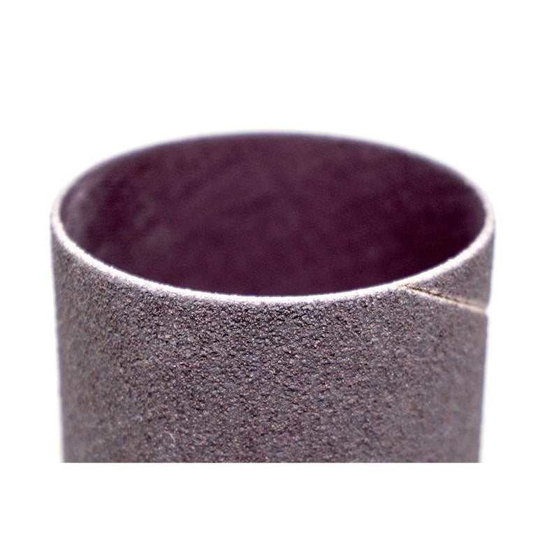 Benchmark Abrasives 1.5" x 1.5" Aluminum Oxide Abrasive Spiral Bands for Rotary Tools, Drum Sleeves for Sanding Deburring Blending Polishing on Metals Plastic Wood Rubber (10 Pack) - 120 Grit - Image 3
