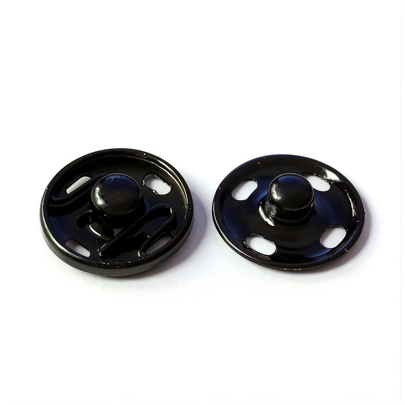 Pure Copper Snap Buttons No Sew Hidden Press Studs 7.5mm Fasteners for Clothes Sewing DIY Craft Supplies - Image 1