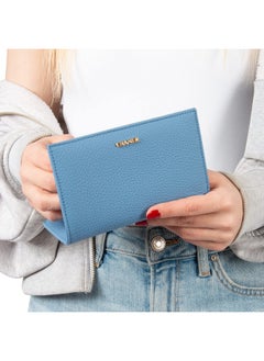 Grande 2804 Genuine Leather Medium Bifold Wallet For Women Minimalist Wallet Ladies Zippered Mini Purse Small Card Holder (Red)  - Image 5