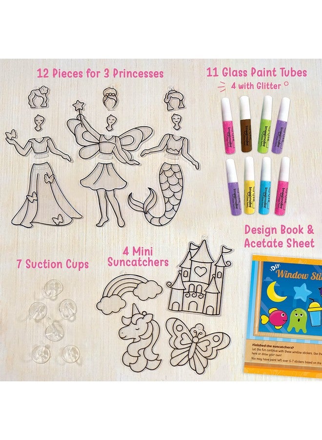 Imagimake Window Art Princess ; Suncatcher Kit ; Arts And Crafts For Kids Ages 68 ; Girls Toys Age 68 ; Unicorn Gifts For Girls Age 68 ; 7 Year Old Girl Birthday Gifts ; Gifts For 5 Year Old Girls - Image 3