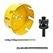 ENGTOOL MaxTool 3PCs 5-3/4" TCT Hole Saw 146mm Carbide Tip Holesaw Arbored Cut Asphalt Brick Concrete Gypsum Limestone - Image 2
