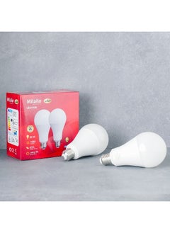 DANUBE HOME Danube Home Milano LED Bulb 2Pcs Set 20W E-27 6500K | Light Bulbs Energy Saving Lamp For Living Room Bedroom Dining Room Offices  - Image 1