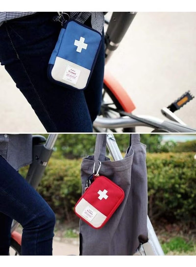 2Ps Empty First Aid Bags Portable Medical Kit Storage Bag, Travel Medicine Bag First Aid Medical Bag For Outdoor Hunting, Hiking, Camping - Image 3