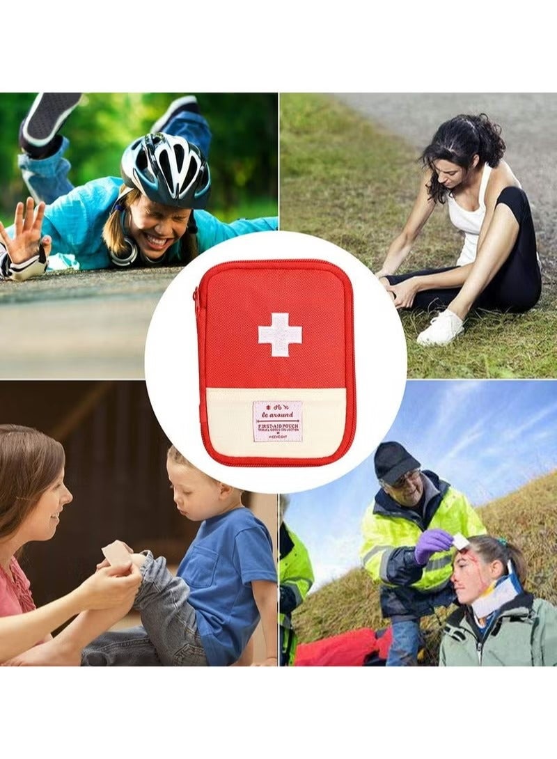 2Ps Empty First Aid Bags Portable Medical Kit Storage Bag, Travel Medicine Bag First Aid Medical Bag For Outdoor Hunting, Hiking, Camping - Image 5