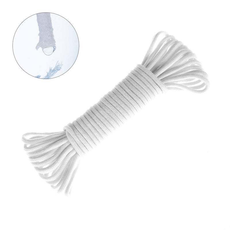 ORIMERC 30 feet 1/6 inch Self Watering Capillary Wick Cord Vacation Plant Sitter DIY Hydroponic Wicking Self-Watering Planter Pot Automatic Water System Device Potted Violet Auto Seedling Waterer Rope  30 feet (1/6 inch) - Image 1